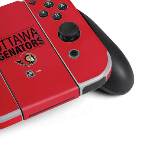NHL Ottawa Senators Lineup Nintendo Switch OLED (2021) Skin